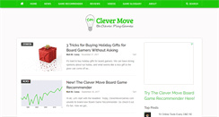Desktop Screenshot of clevermovegames.com